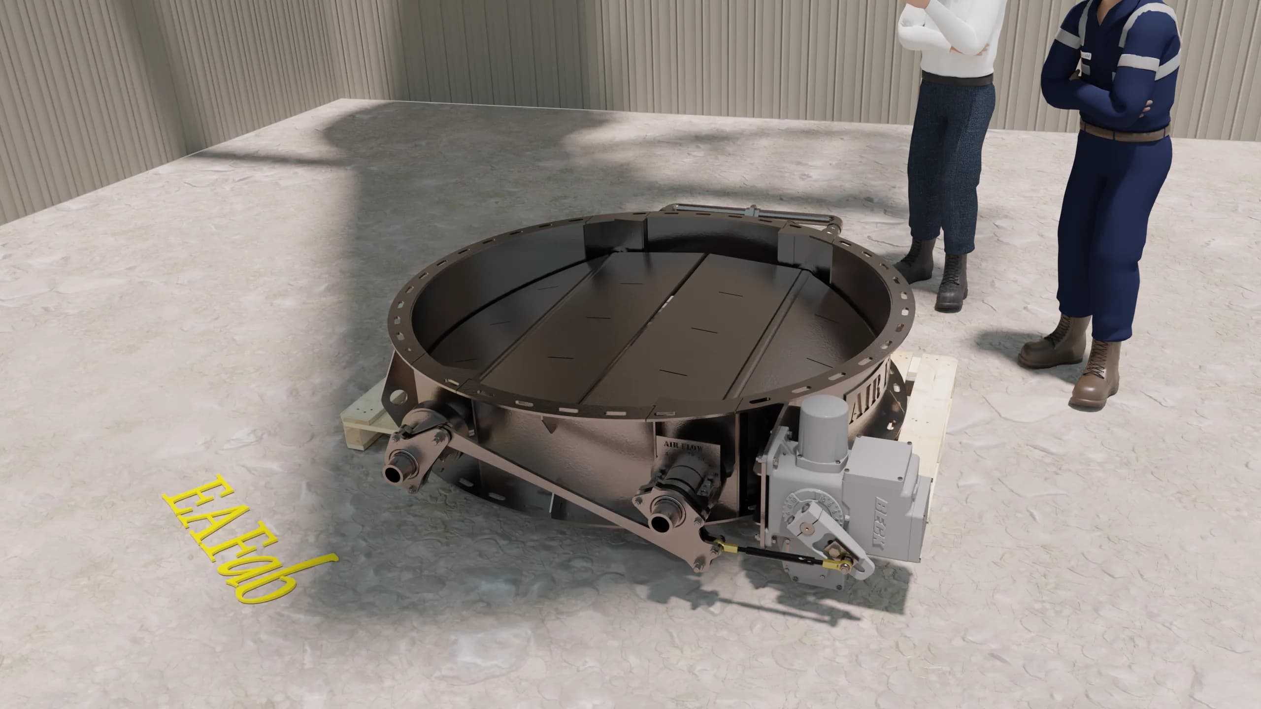 EAFab dry duct damper technology