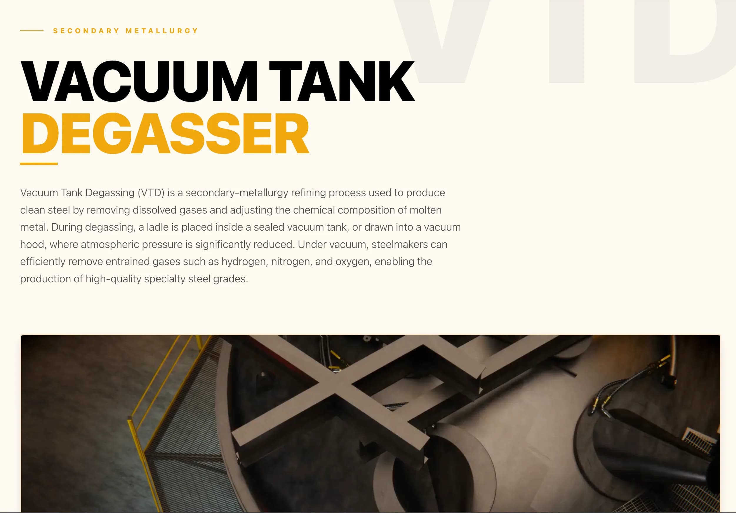 Vacuum Tank Degasser equipment engineered and fabricated by EAFab