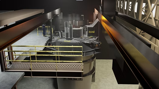 Gator-Mouth Ladle Metallurgical Furnace (LMF) in Steelmaking