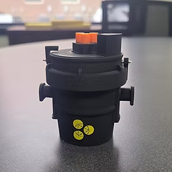 Finished 3d printed mini model of Gator Mouth LMF. EAFab Corporation, serving the North American steel industry with engineering services, fabricated equipment, and real solutions.