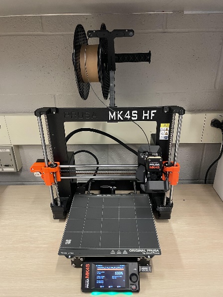 Upper St. Clair High School Prusa Printer. EAFab Corporation, Steel Industry, Student Outreach, Students to Steel, Engineering, Fabrication, Real Solutions.